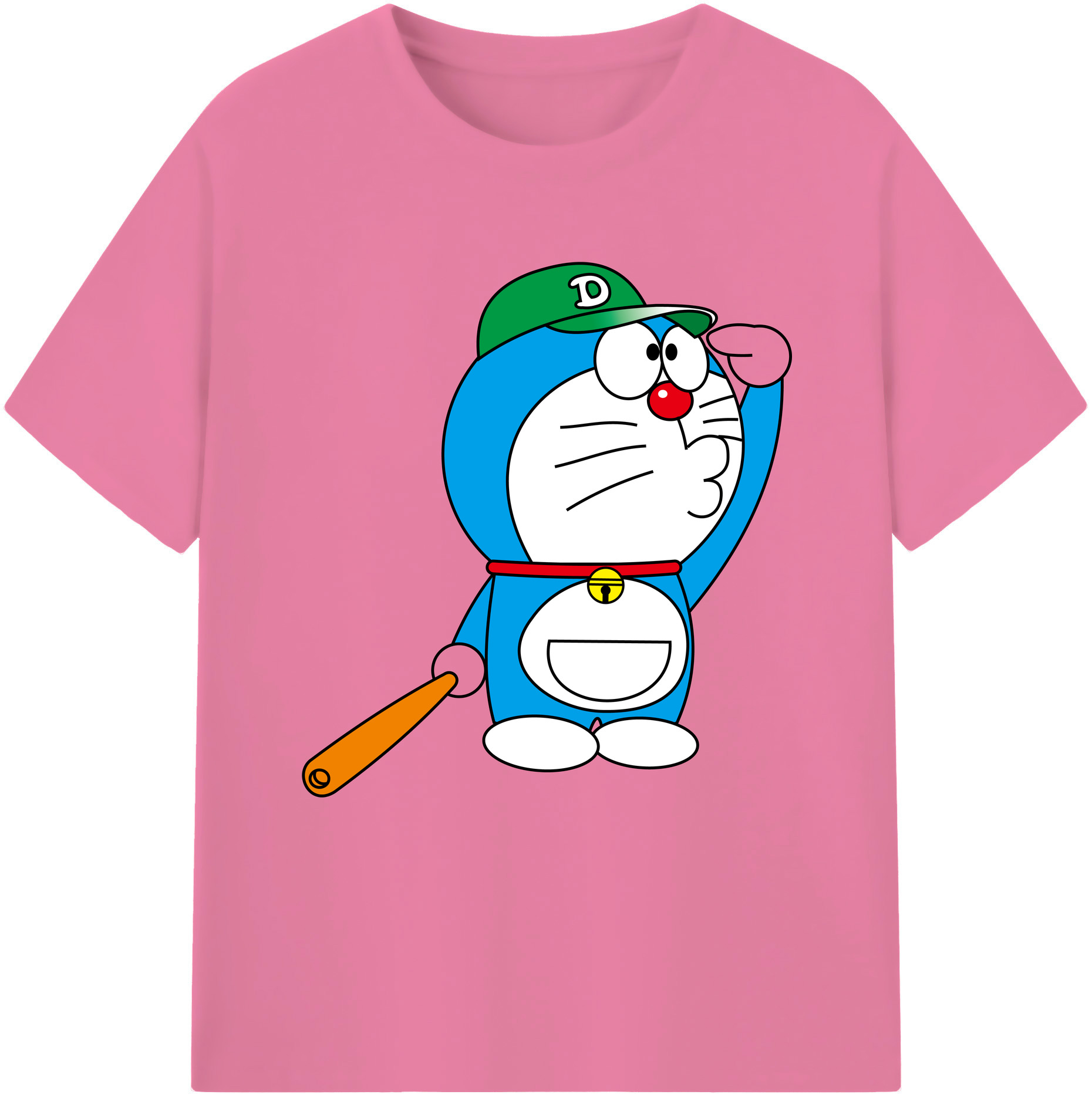 （画像用） ドラえもん Doraemon 綿100％半袖Tシャツ（フロントプリント）